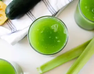Celery and cucumber juice