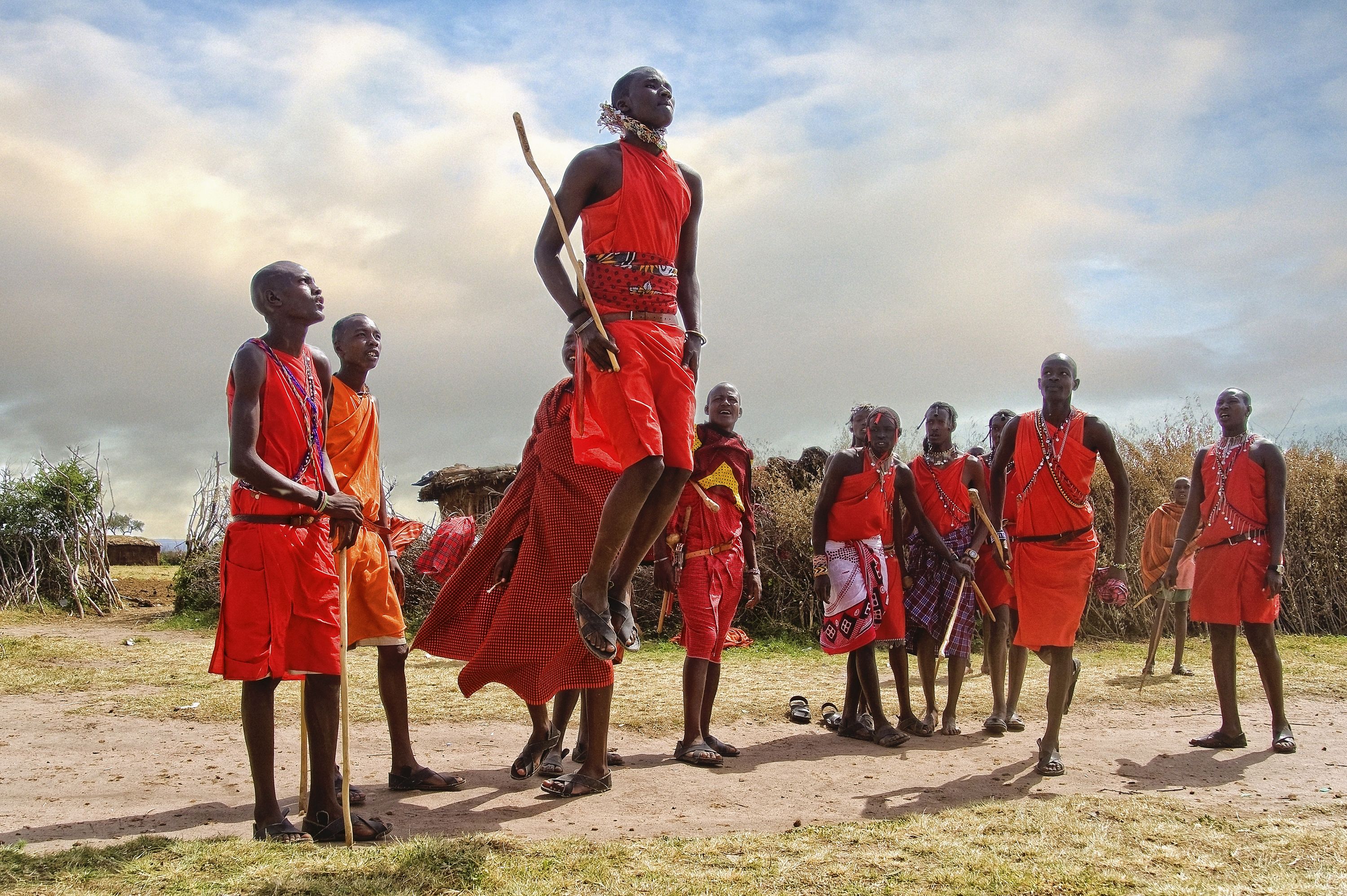 Masai warriors
