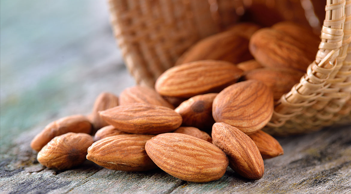 Almonds are a low protein food.