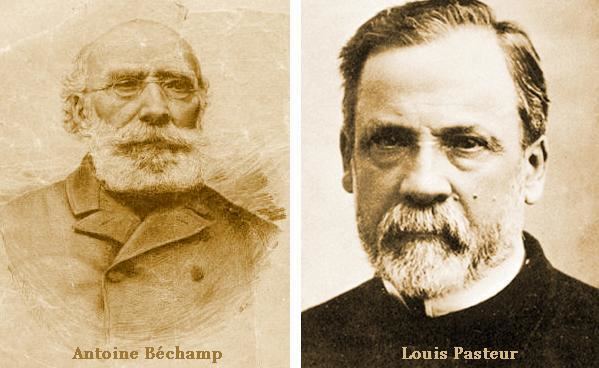 Bechamp and Pasteur were rivals when it came to the germ theory.