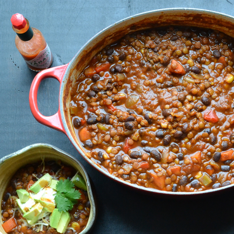 Black bean and kidney bean chili is a source of resistant starch. Black bean and kidney bean chili is a source of resistant starch.