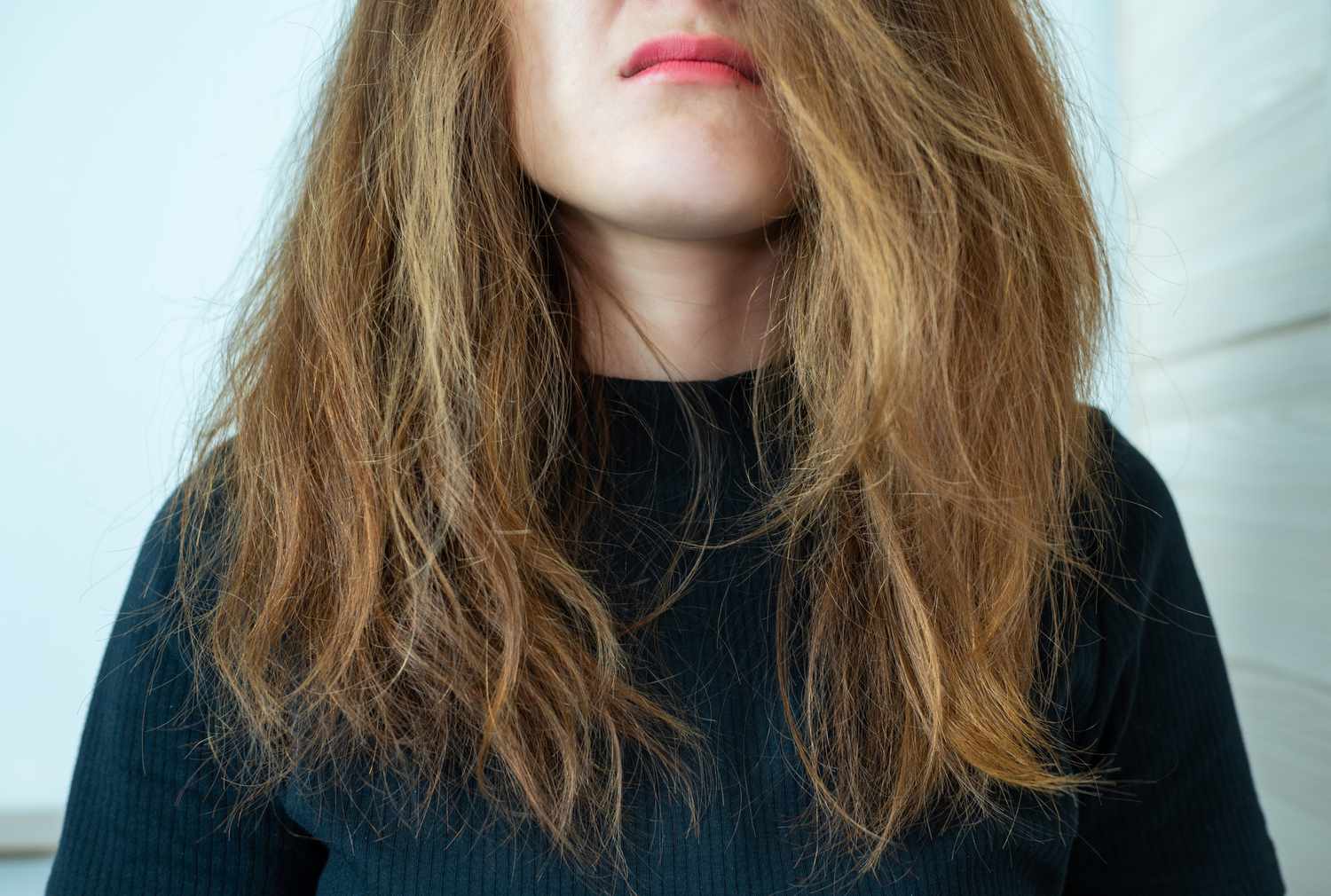 Brittle hair and dry hair can be from a mineral deficiency.