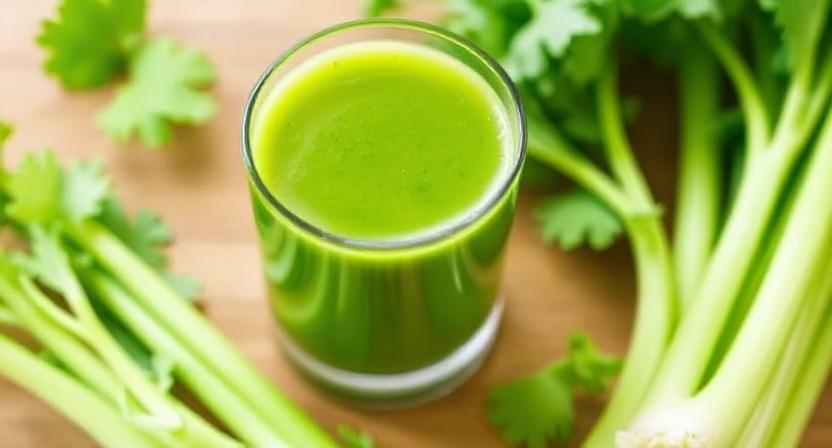 I like to include celery in my green juice.