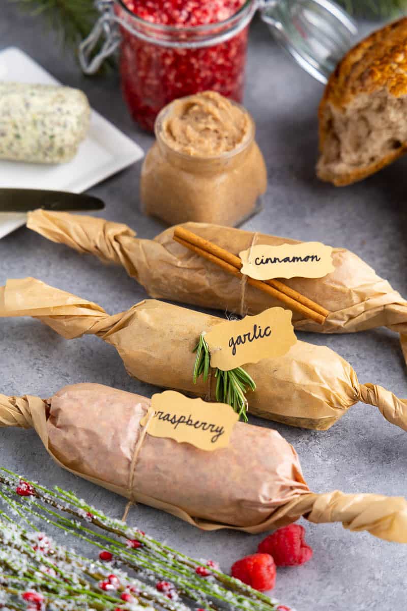 Compound butter makes a perfect holiday gift.