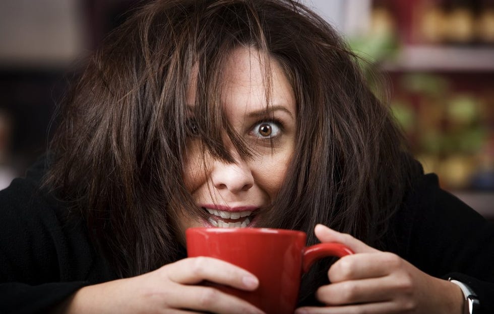 Too much caffeine can raise your cortisol levels. Too much caffeine can raise your cortisol levels.