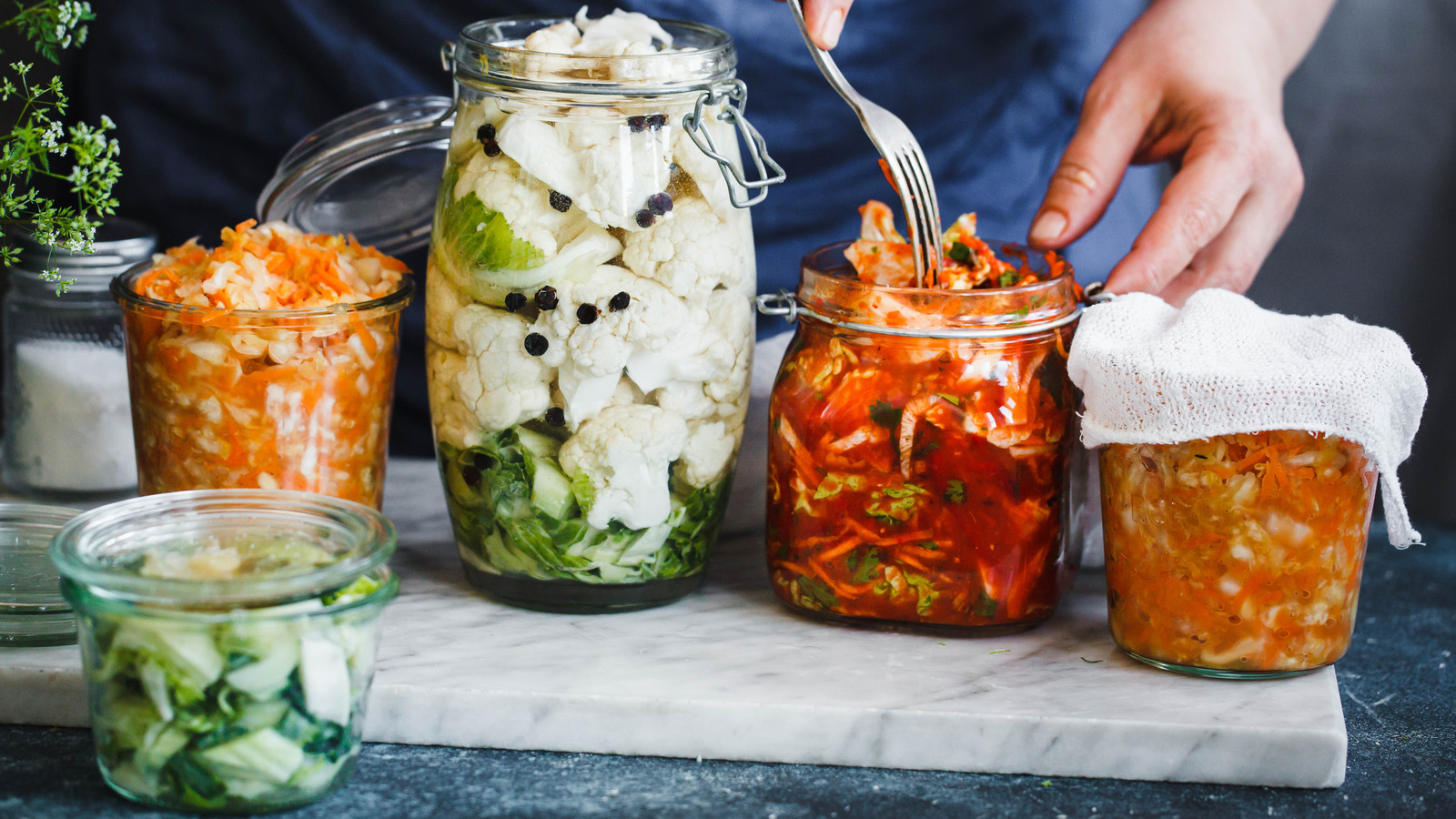 Fermented foods like kimchee indirectly support the growth of Akkermansia. Fermented foods like kimchee indirectly support the growth of Akkermansia.