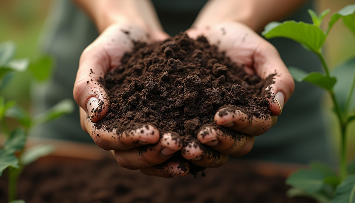 Beautiful finished compost