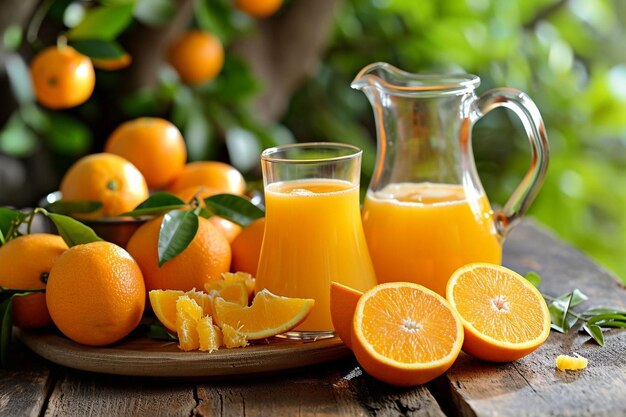 Freshly squeezed orange juice.