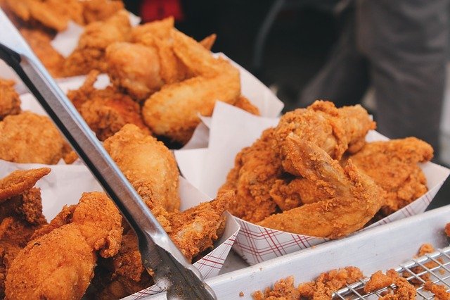Fried chicken could have a negative effect on your gut.