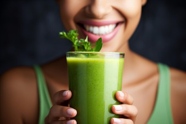 Drinking green juice helps to give your body more potassium. Drinking green juice helps to give your body more potassium.