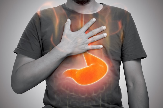 Heartburn and indigestion can be linked to being acidic.