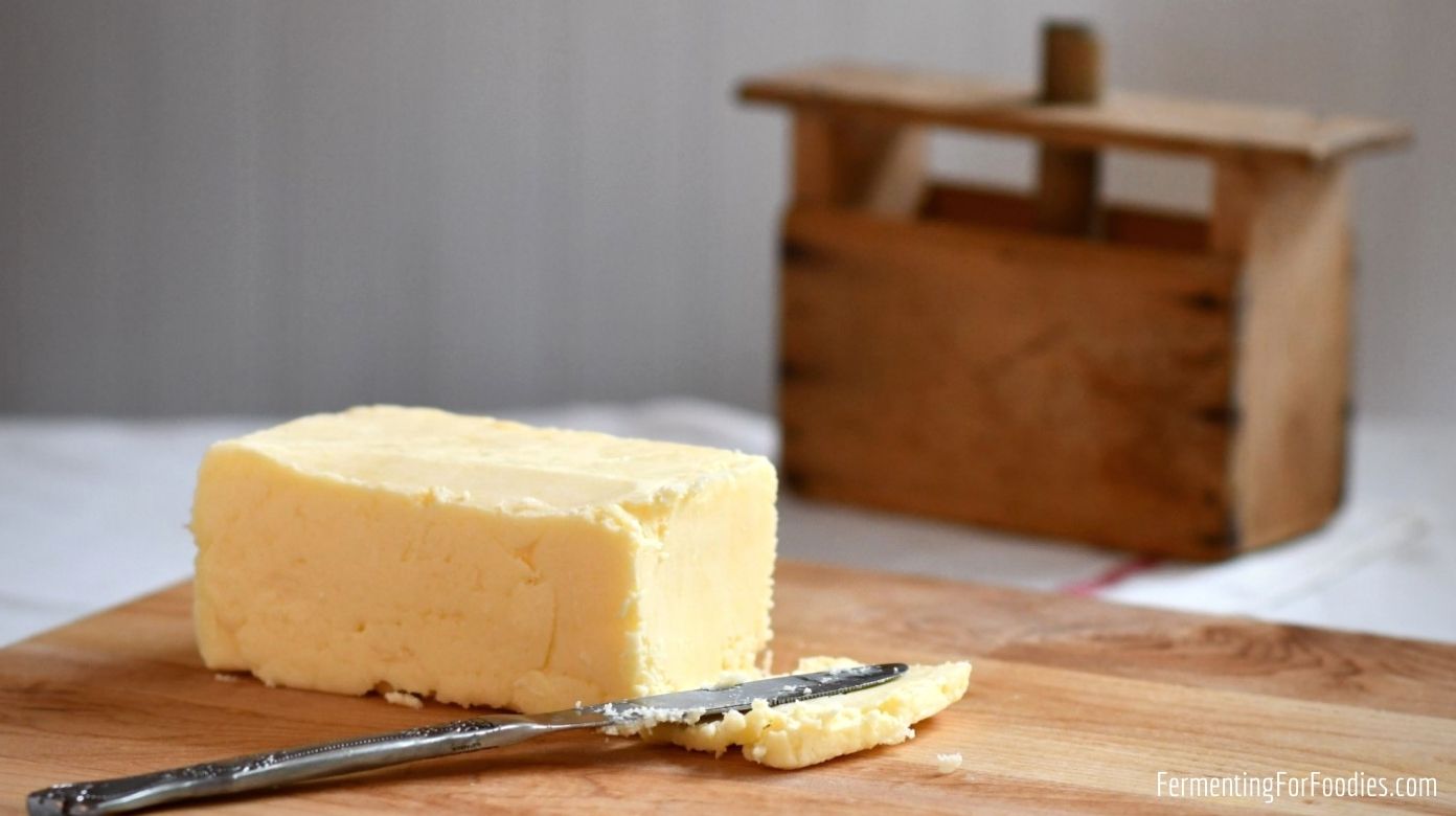 Cultured butter is a fermented food.