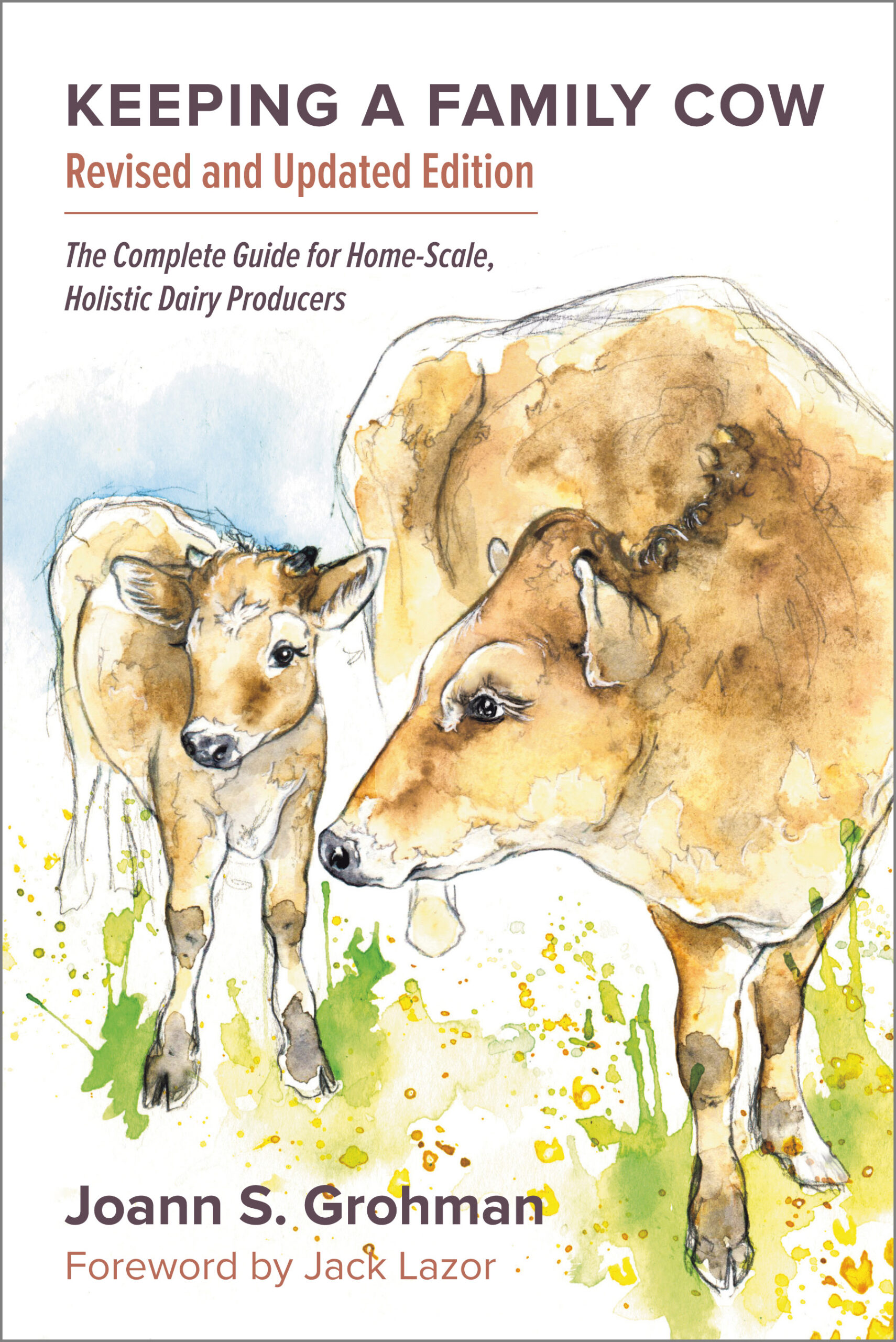 Keeping a family cow book cover.
