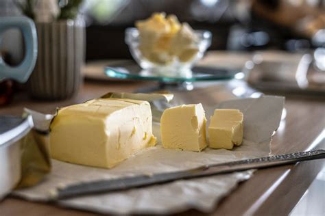Butter that is lighter in color will come from hay fed and grain fed dairy cows.