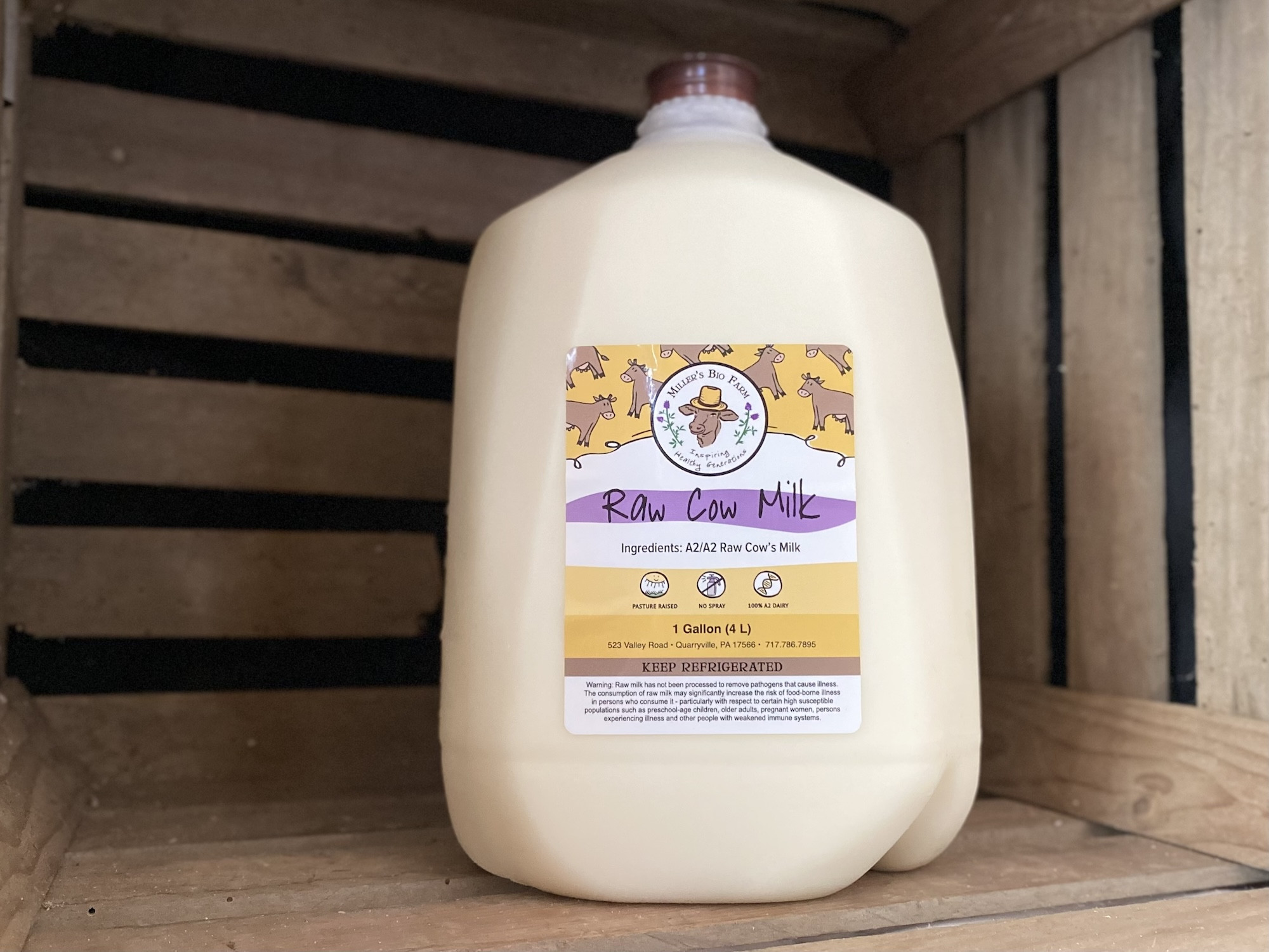 A2 raw milk brand.