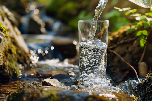 Natural mineral water is full of minerals.