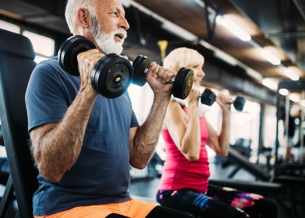 Exercising with weights helps to create healthy gut bacteria. Exercising with weights helps to create healthy gut bacteria.