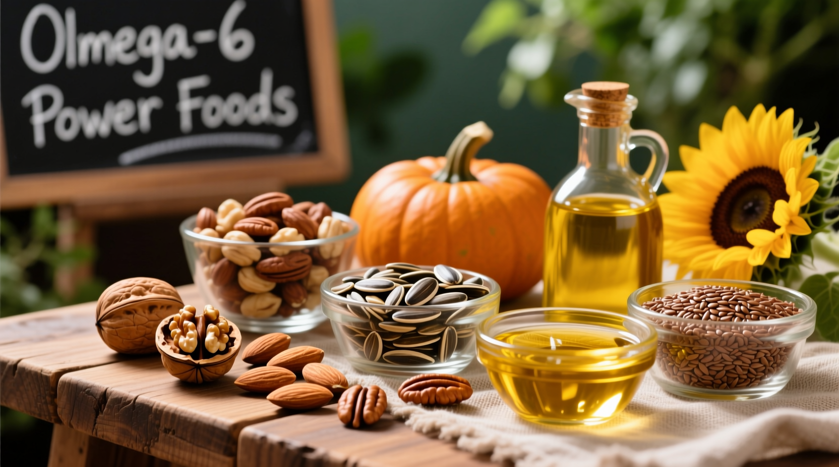 Foods with Omega 6 fatty acids. Foods with Omega 6 fatty acids.