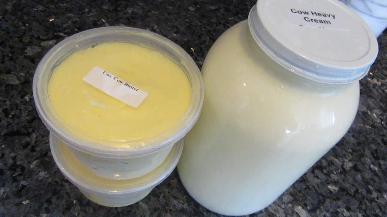 Raw cow butter and cream is lower in AGEs than pasteurized versions. Raw cow butter and cream is lower in AGEs than pasteurized versions.