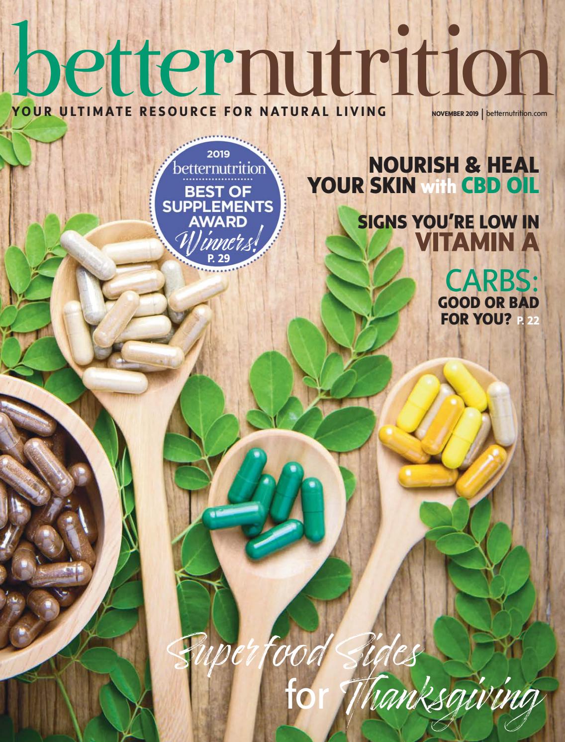 Magazine with information about supplements.