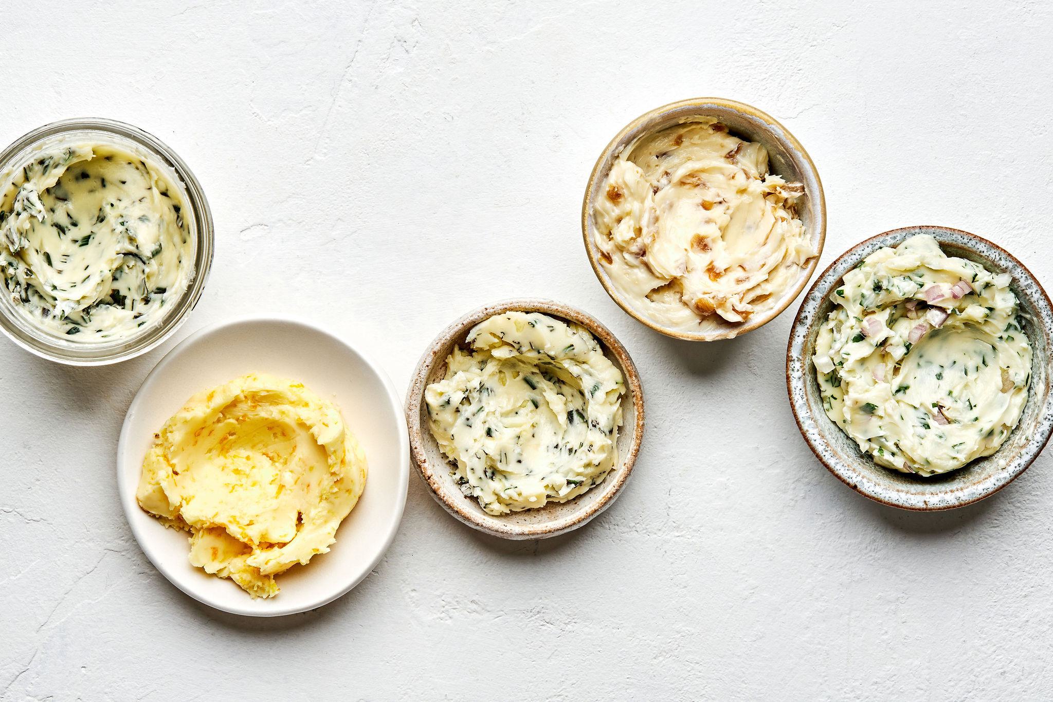You can make a savory, spicy, sweet, or fruity compound butter.