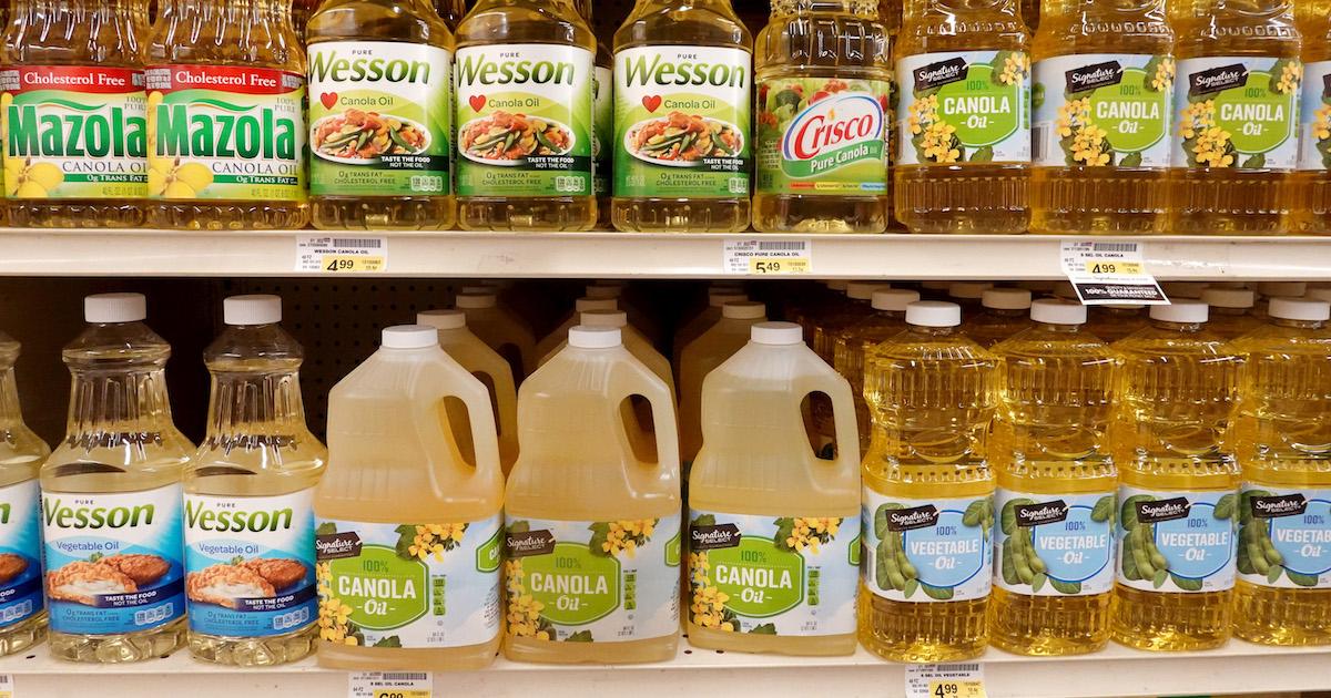 Vegetable oils are displacing foods of commerce.