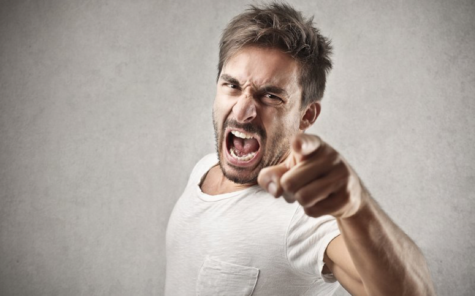 A very angry and unbalanced man. A very angry and unbalanced man.
