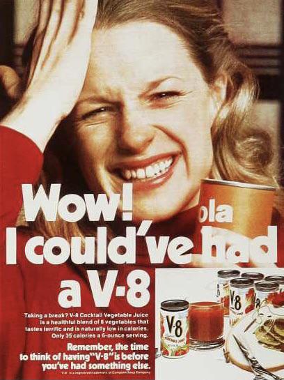 Nostalgic tomato juice is V8.